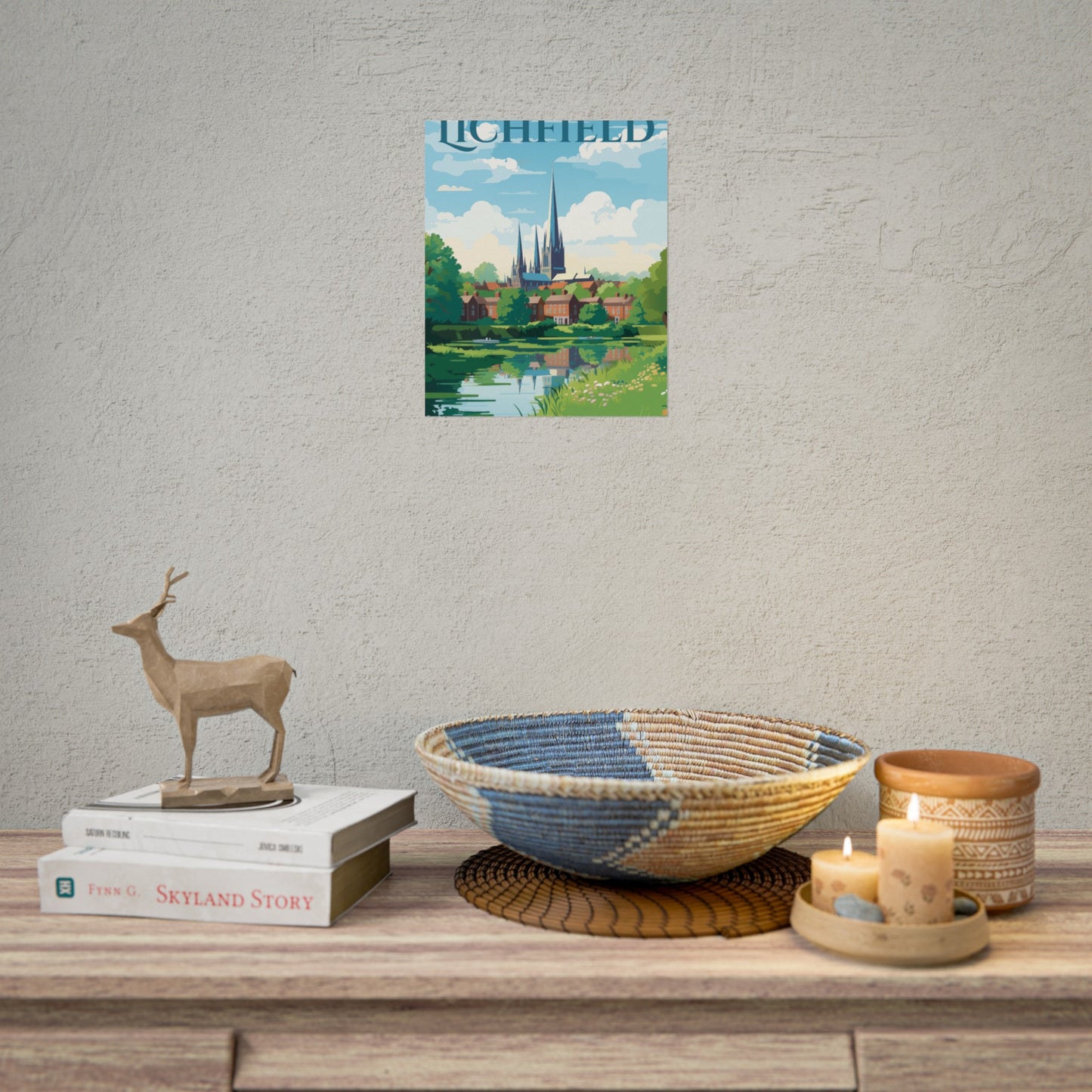 Beautiful Lichfield Scene Poster