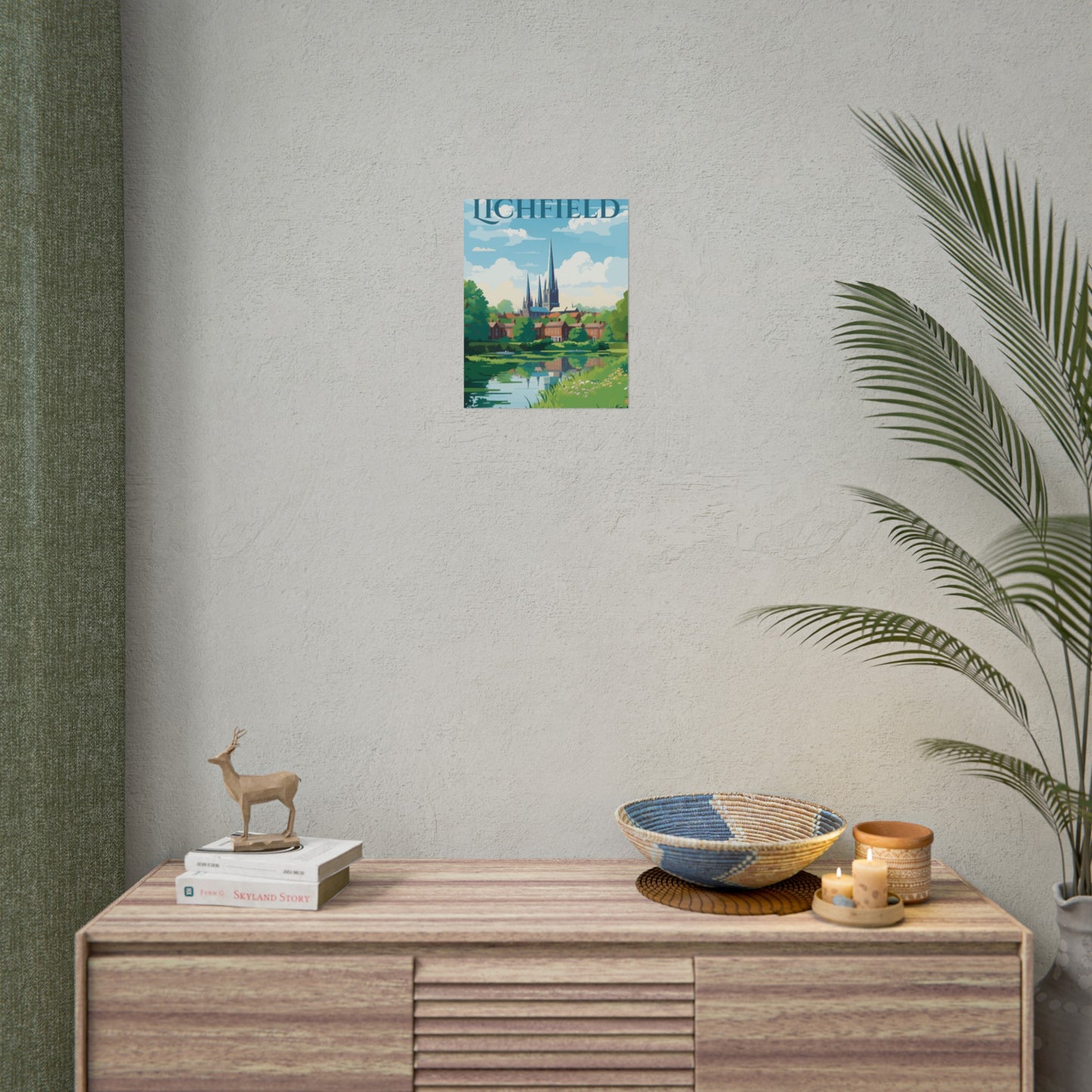 Beautiful Lichfield Scene Poster