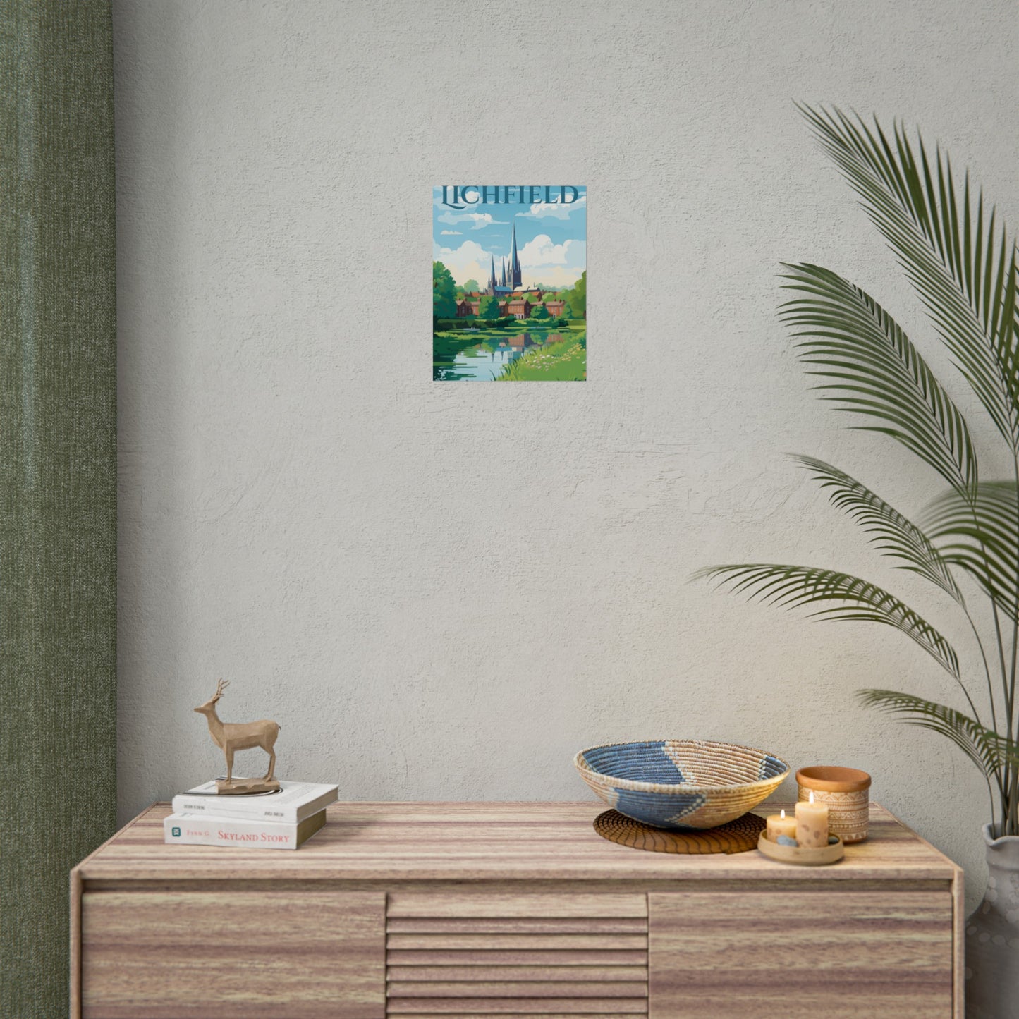 Beautiful Lichfield Scene Poster