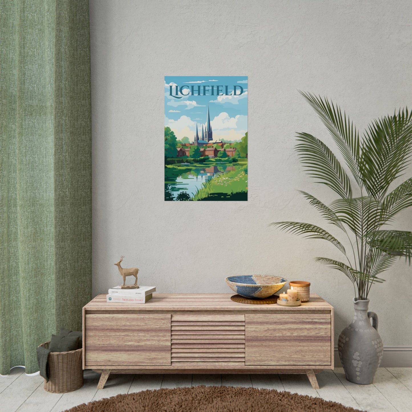 Beautiful Lichfield Scene Poster