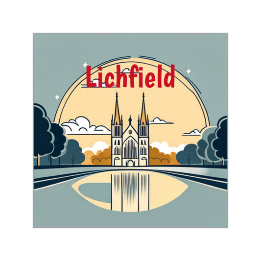 Lichfield Square Stickers